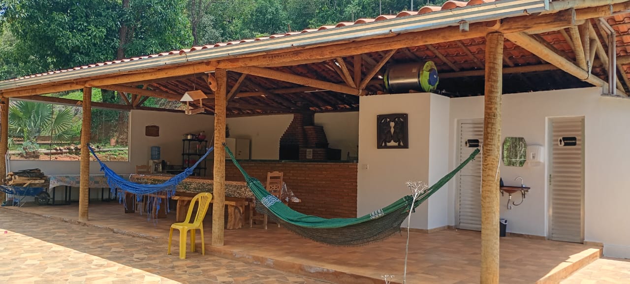 Área interna com espaço de convivência